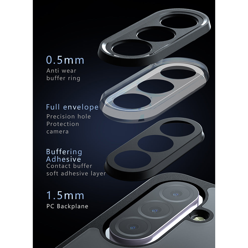 MagSafe pouzdro pro Samsung Galaxy A16 5G A166 / A16 4G A165, Techsuit, PureFrost, Černá saténová