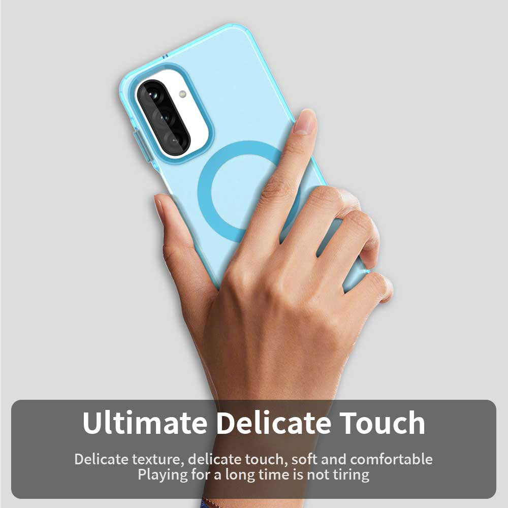 MagSafe pouzdro pro Samsung Galaxy A17 5G A176, Techsuit, CandyCase, modrá