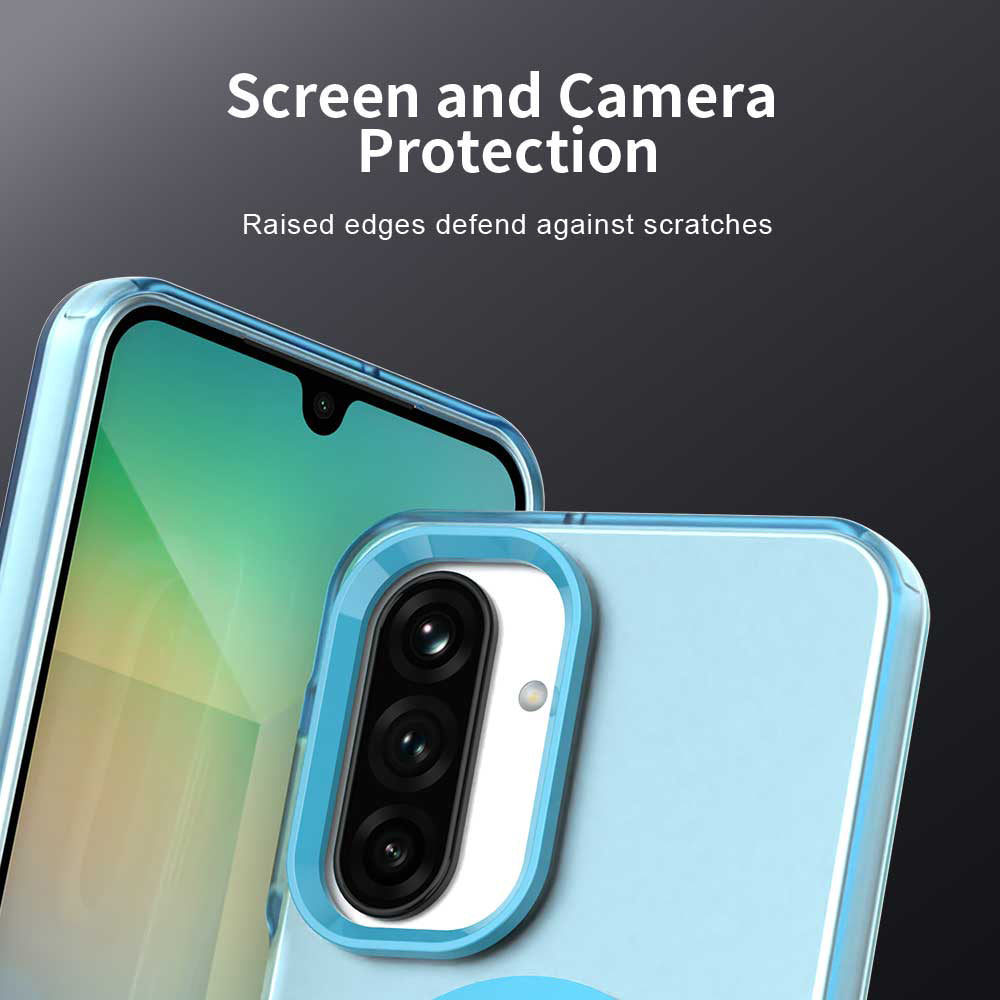 MagSafe pouzdro pro Samsung Galaxy A17 5G A176, Techsuit, CandyCase, modrá