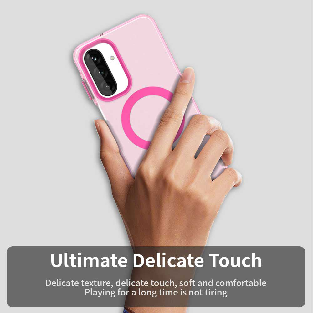MagSafe pouzdro pro Samsung Galaxy A17 5G A176, Techsuit, CandyCase, růžové