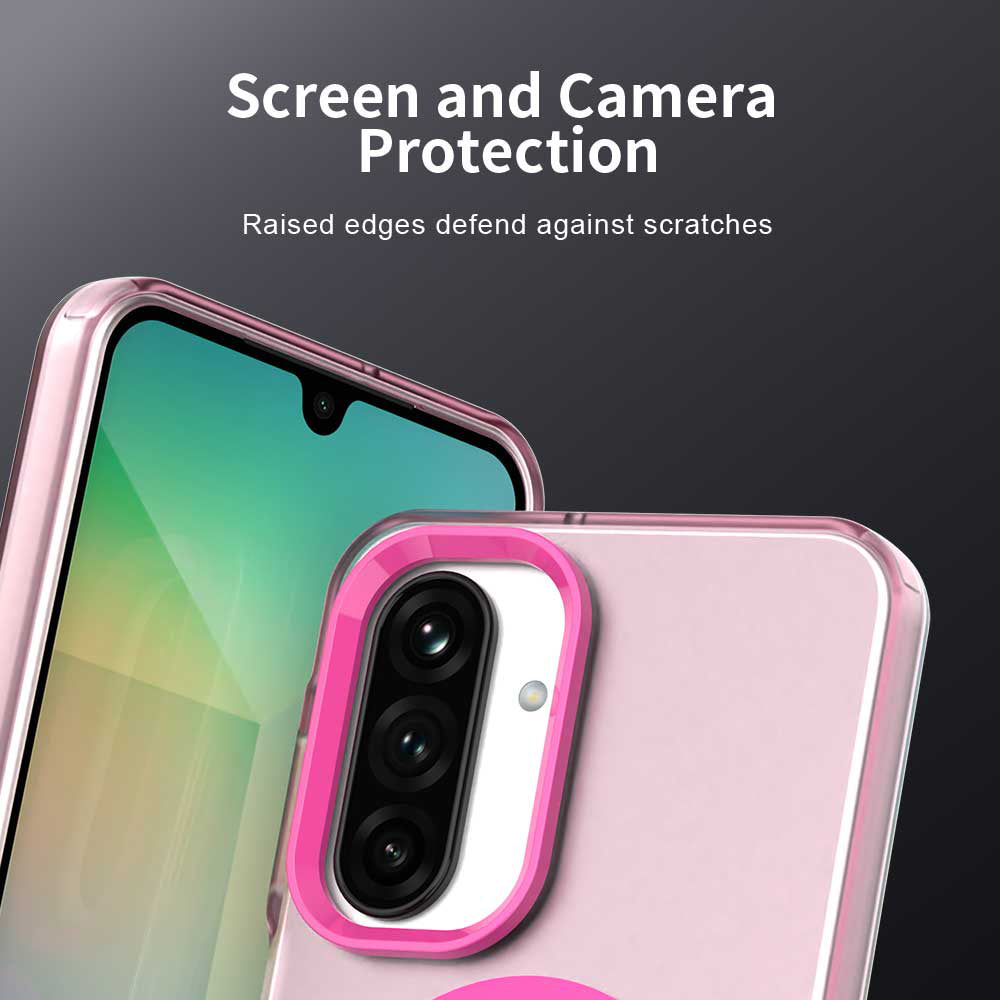 MagSafe pouzdro pro Samsung Galaxy A17 5G A176, Techsuit, CandyCase, růžové