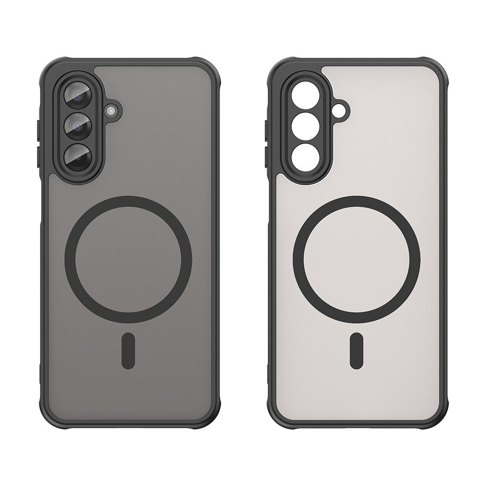 MagSafe pouzdro pro Samsung Galaxy A18 5G A186 / A18 4G A185 / F17 / M17 / A17 4G A175, Techsuit, HaloFrost II, černé