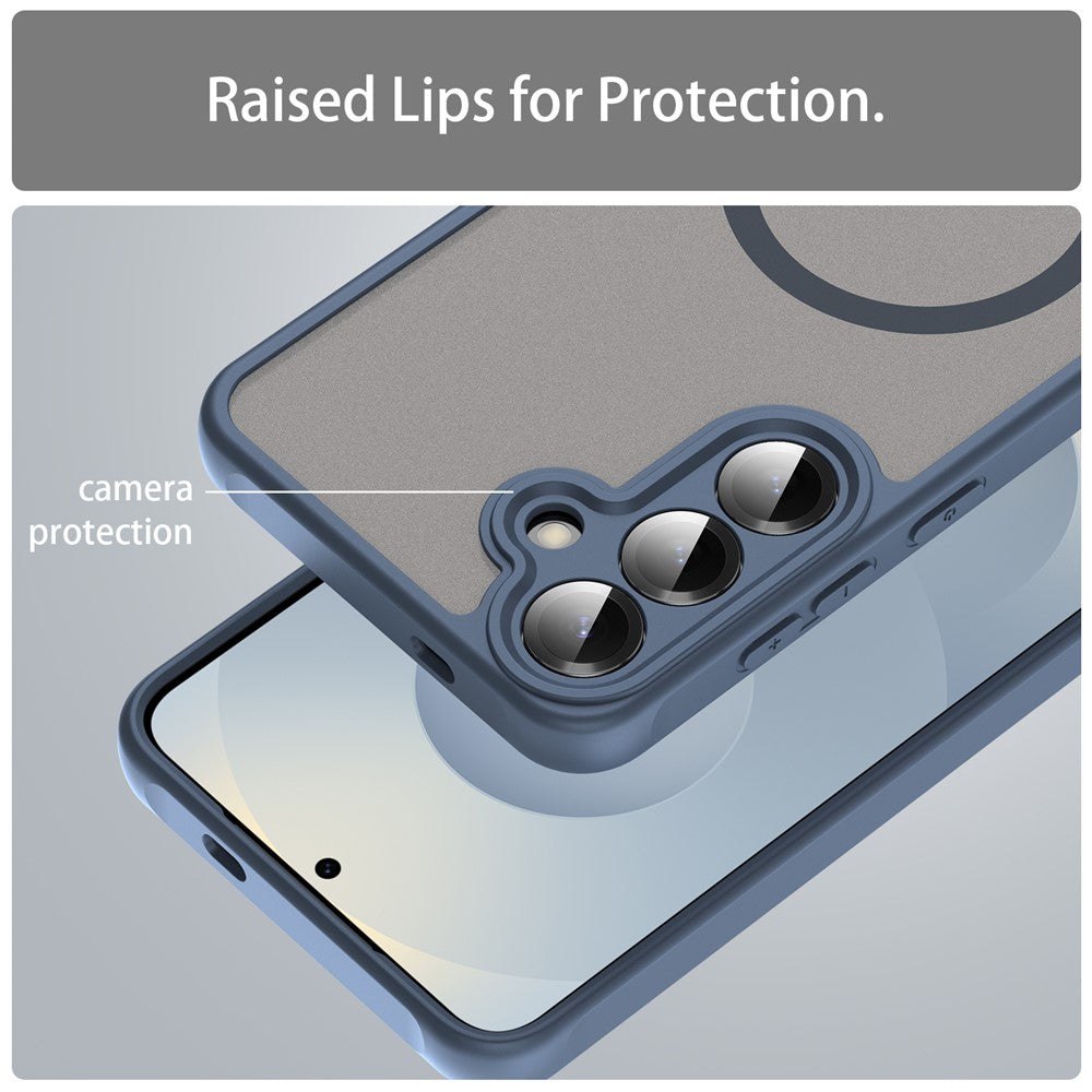 MagSafe pouzdro pro Samsung Galaxy A27 5G, Techsuit, HaloFrost II, Tmavě modrá