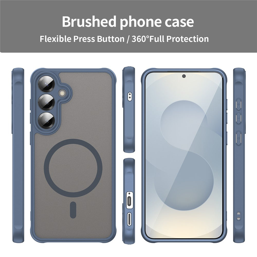 MagSafe pouzdro pro Samsung Galaxy A27 5G, Techsuit, HaloFrost II, Tmavě modrá