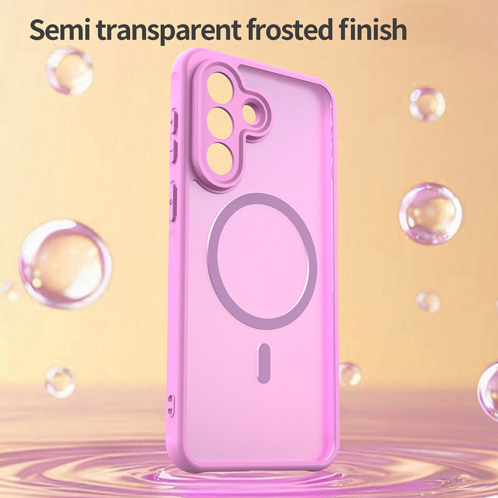 MagSafe pouzdro pro Samsung Galaxy A27 5G, Techsuit, HaloFrost II, růžové