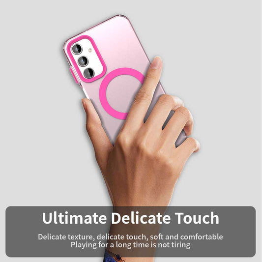 MagSafe pouzdro pro Samsung Galaxy A35 5G A356, Techsuit, CandyCase, Růžové