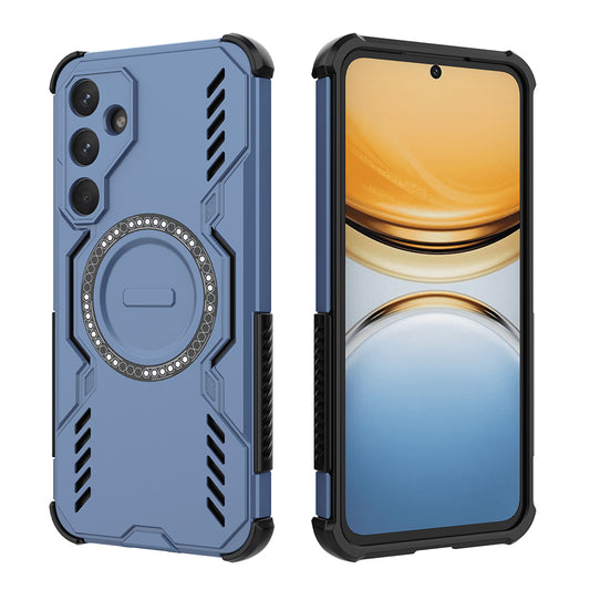 MagSafe pouzdro pro Samsung Galaxy A55 5G A556, Techsuit, ArmorMag, modrá