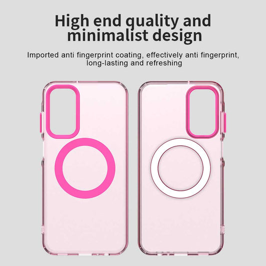 MagSafe pouzdro pro Samsung Galaxy A55 5G A556, Techsuit, CandyCase, Růžová
