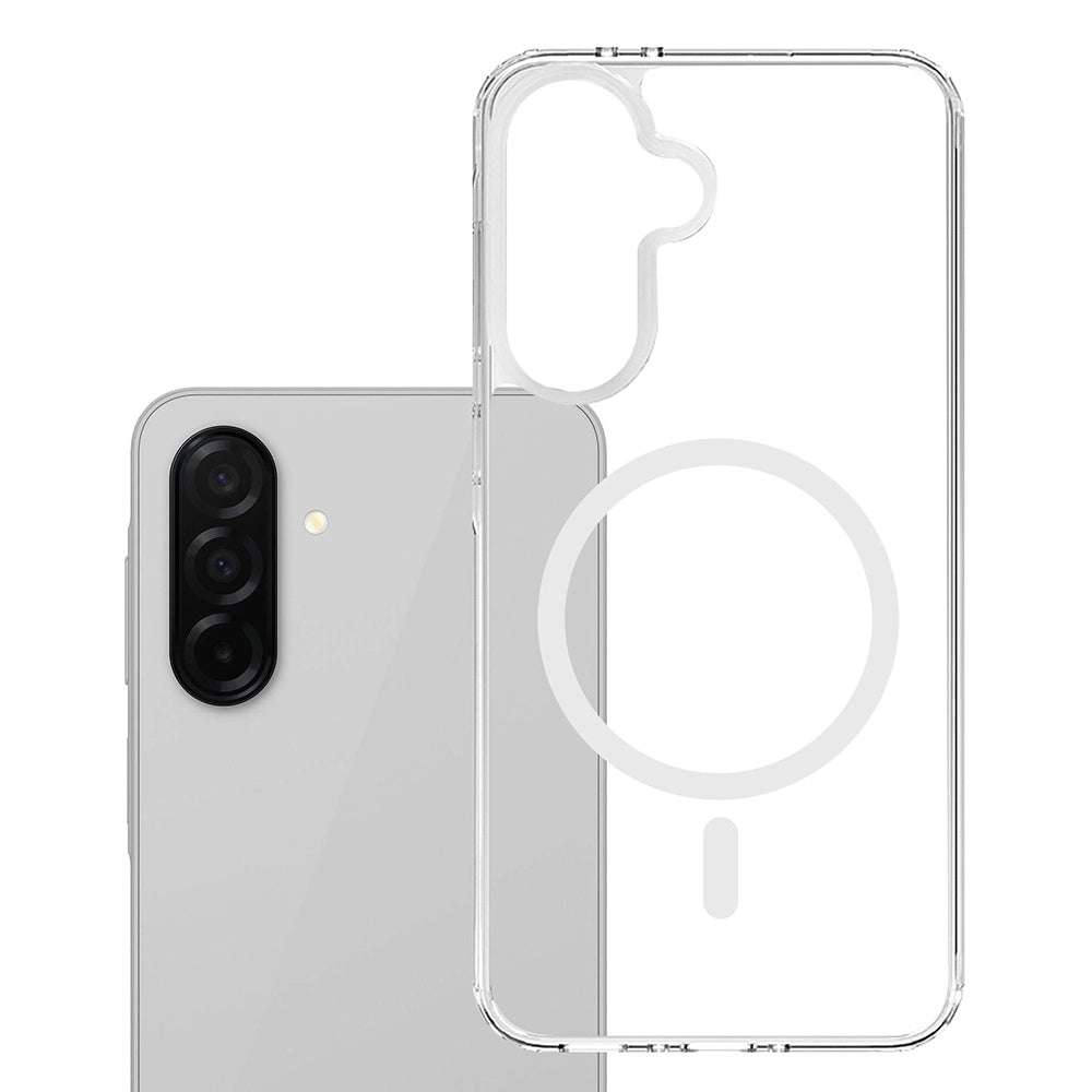 Pouzdro MagSafe pro Samsung Galaxy A56 A566 / A36 A366, 3MK, Armor MagCase, Průhledné
