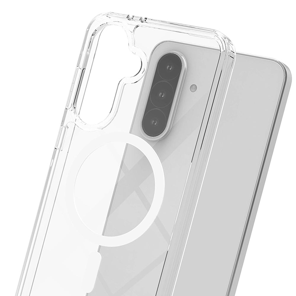 Pouzdro MagSafe pro Samsung Galaxy A56 A566 / A36 A366, 3MK, Armor MagCase, Průhledné