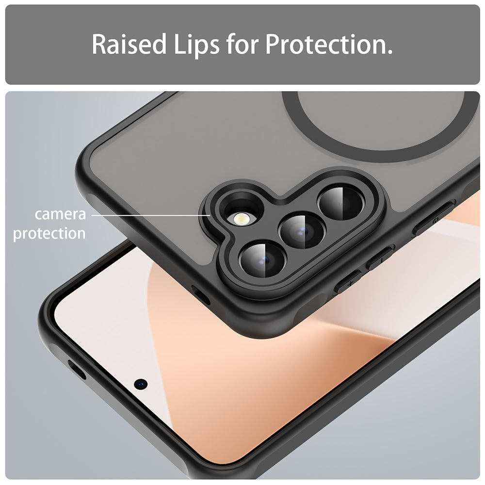 Pouzdro MagSafe pro Samsung Galaxy A57 5G, Techsuit, HaloFrost II, Černá.