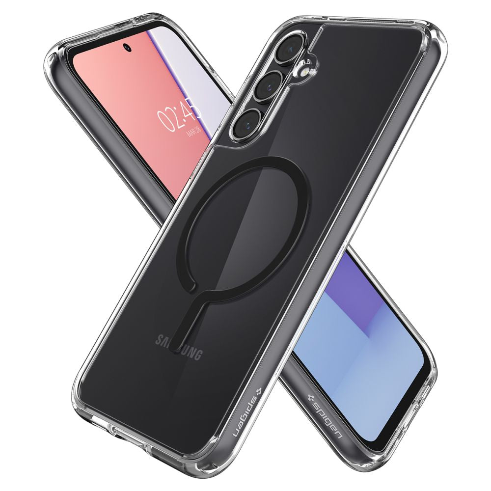 Pouzdro MagSafe pro Samsung Galaxy S23 FE S711, Spigen, Ultra Hybrid OneTap Ring, Průhledné