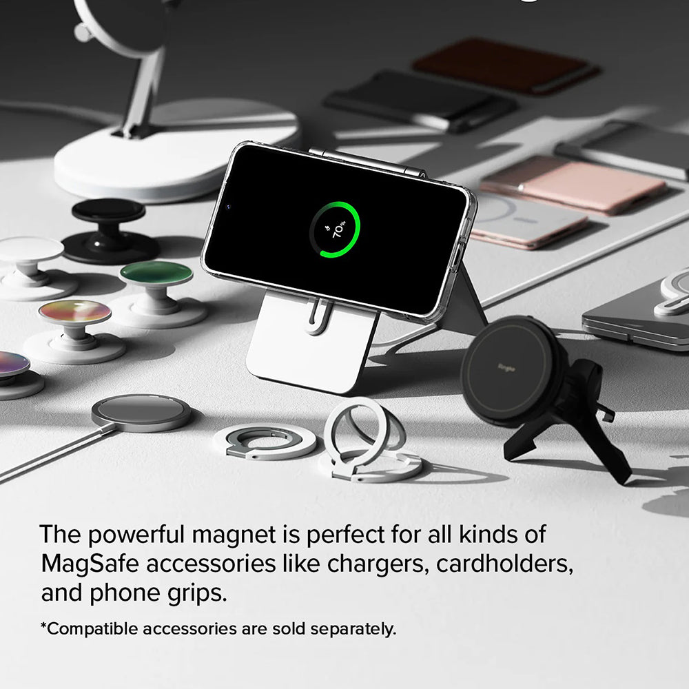 MagSafe pouzdro pro Samsung Galaxy S24 FE S721, Ringke, Fusion, průhledné