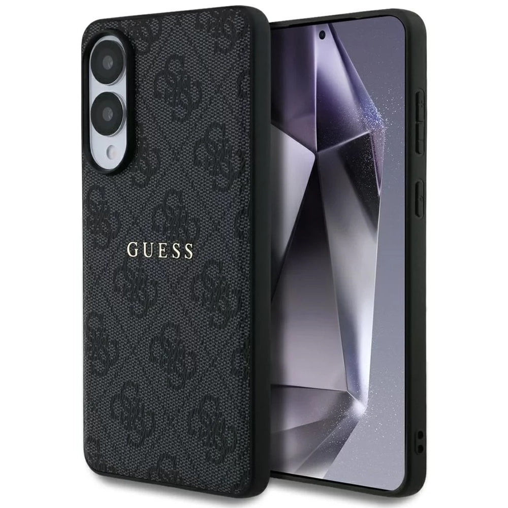 Pouzdro MagSafe pro Samsung Galaxy S25 Edge S937, Guess, 4G Ring Classic Logo, Černá