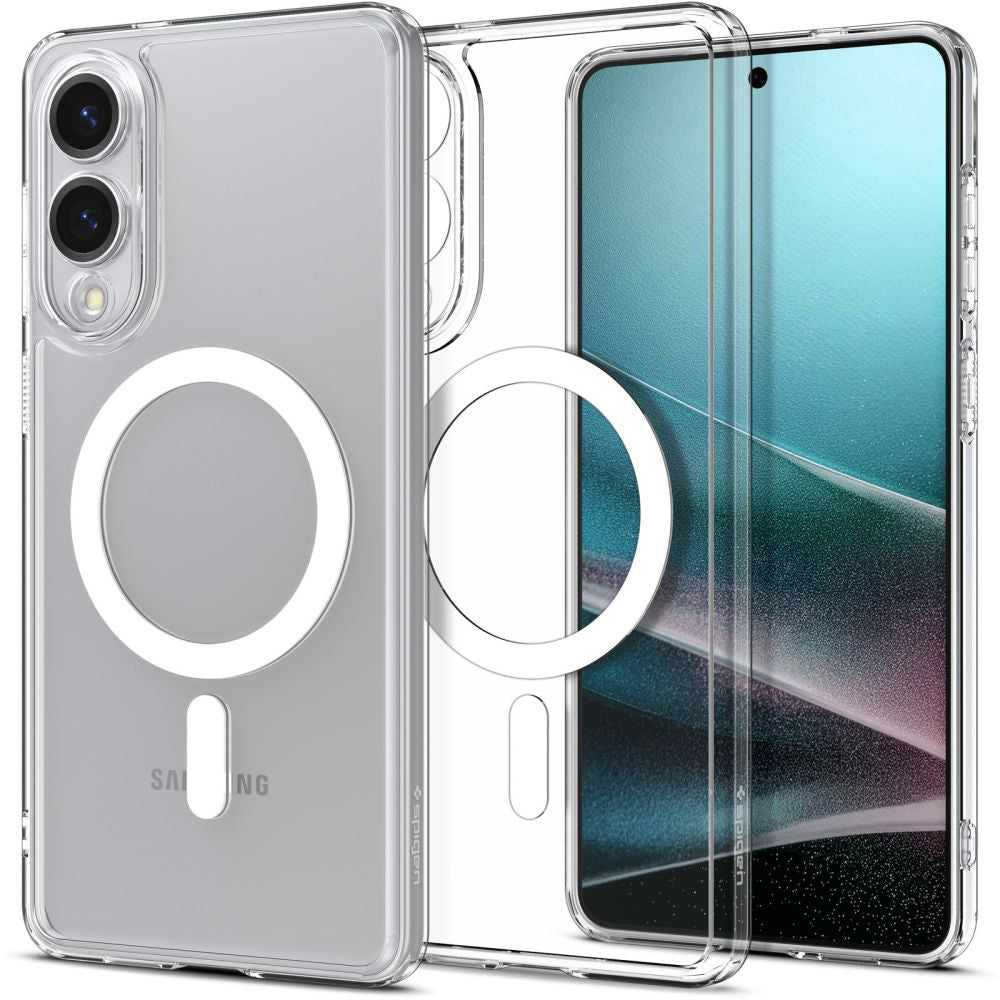 Pouzdro MagSafe pro Samsung Galaxy S25 Edge S937, Spigen, Ultra Hybrid, Bílá ACS09418