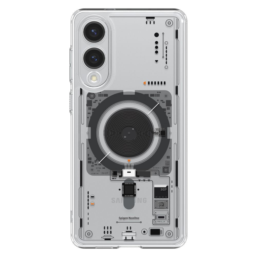Pouzdro MagSafe pro Samsung Galaxy S25 Edge S937, Spigen, Ultra Hybrid Neo One, Transparentní ACS09416