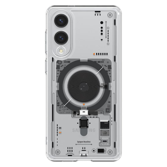 Pouzdro MagSafe pro Samsung Galaxy S25 Edge S937, Spigen, Ultra Hybrid Neo One, Transparentní ACS09416