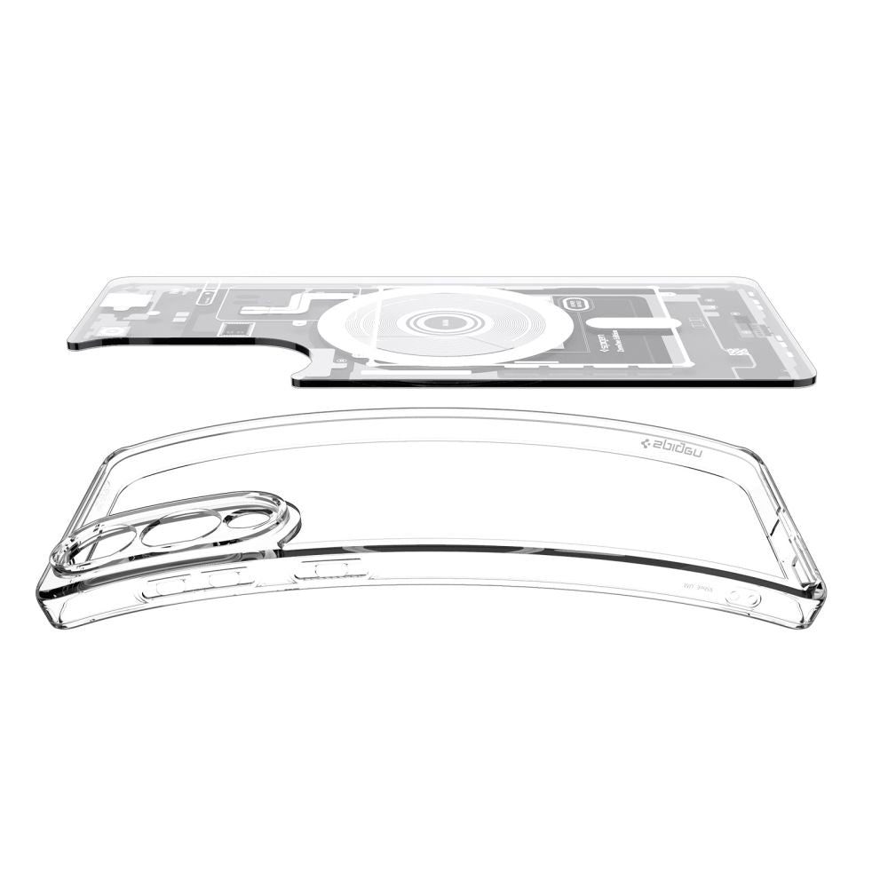 Pouzdro MagSafe pro Samsung Galaxy S25 Edge S937, Spigen, Ultra Hybrid Zero One, Bílá ACS09417