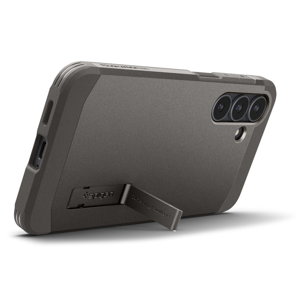 Pouzdro MagSafe pro Samsung Galaxy S25 FE, Spigen, Tough Armor, šedé ACS10030