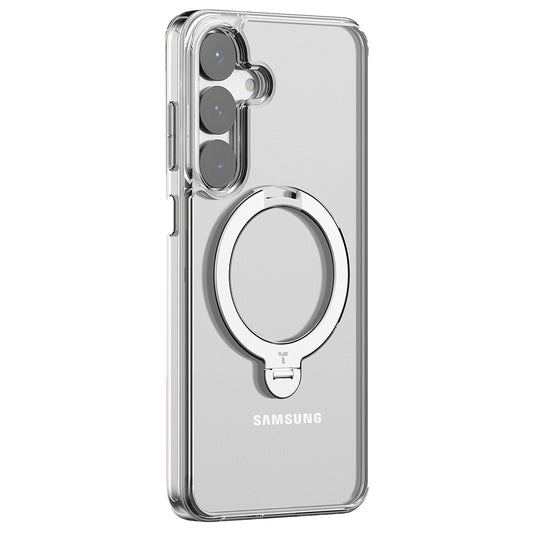 Pouzdro MagSafe pro Samsung Galaxy S25+ S936, Torras, Ostand Spin, Průhledné