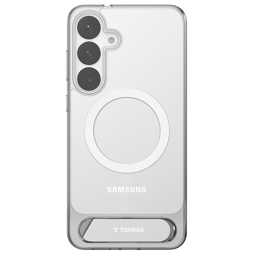 Pouzdro MagSafe pro Samsung Galaxy S25+ S936, Torras, Pstand, Průhledné