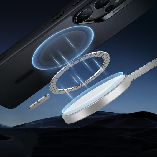 Pouzdro MagSafe pro Samsung Galaxy S25 Ultra S938, ESR, Classic Hybrid, Saténově černé