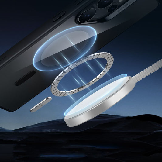 Pouzdro MagSafe pro Samsung Galaxy S25 Ultra S938, ESR, Classic Hybrid, Černé Průhledné