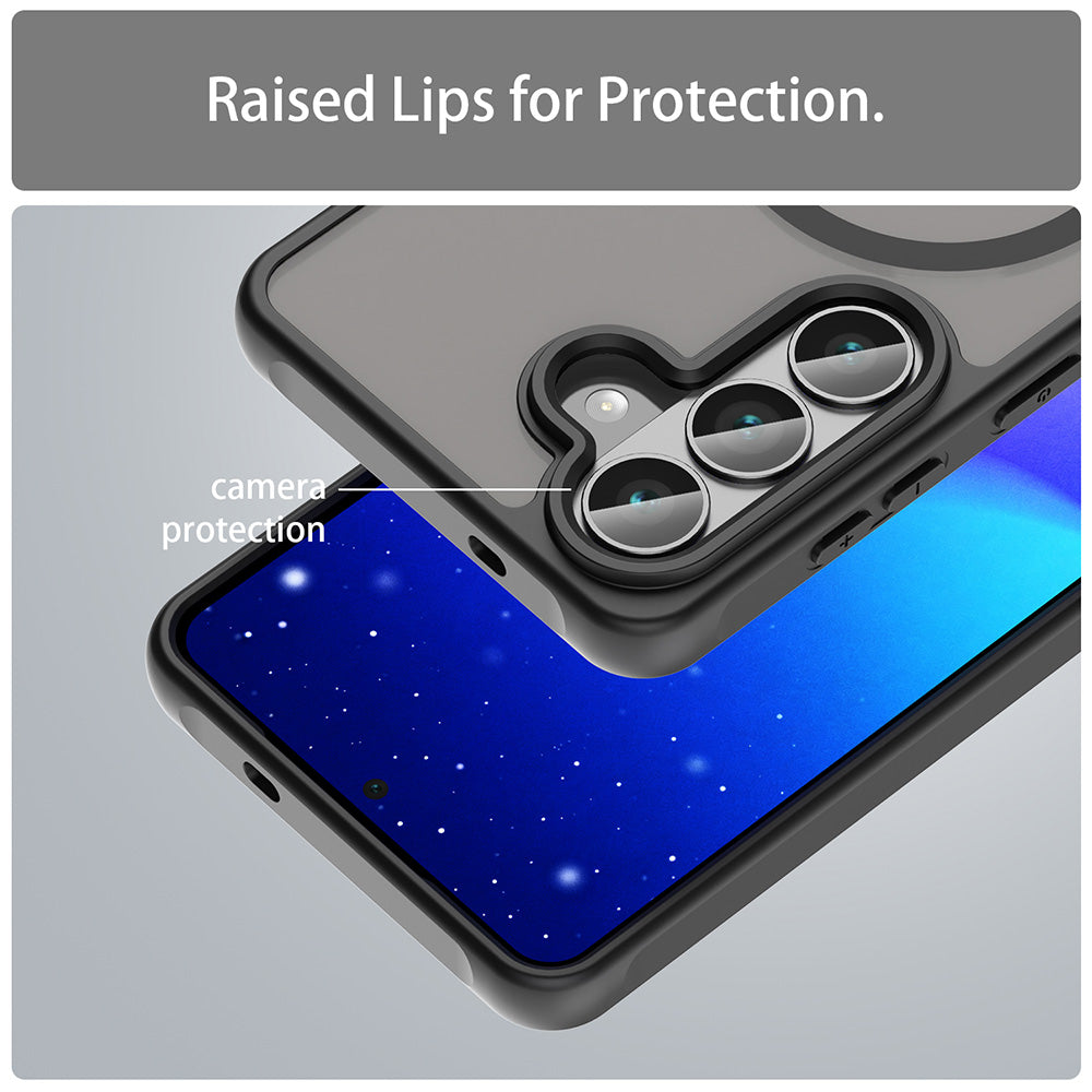 MagSafe pouzdro pro Samsung Galaxy S26 FE S741, Techsuit, HaloFrost II, černé
