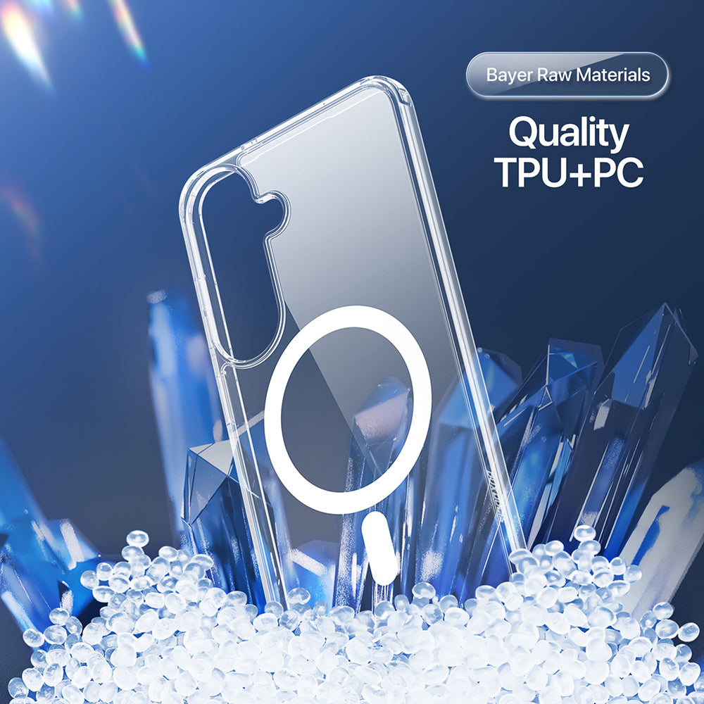 MagSafe pouzdro pro Samsung Galaxy S26 FE S741, DUX DUCIS, Klin, Průhledné