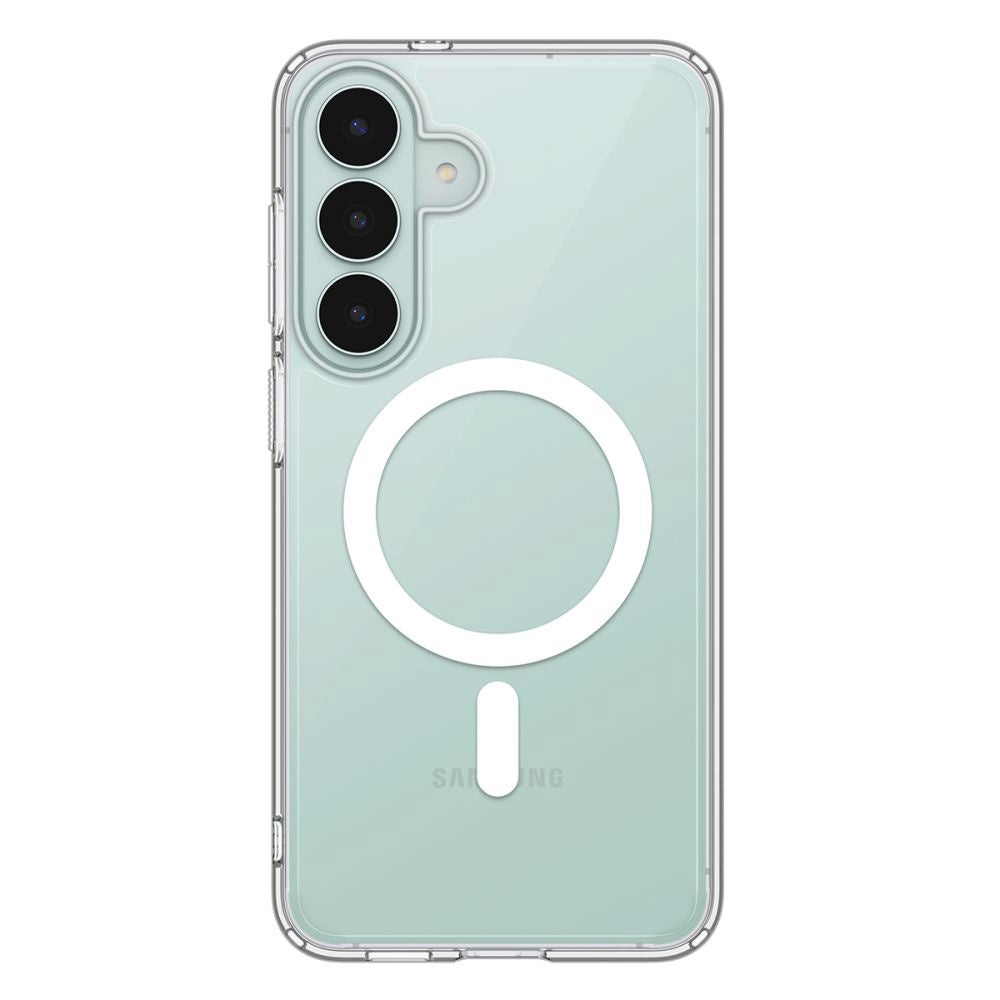 MagSafe pouzdro pro Samsung Galaxy S26 FE S741, Spigen, Ultra Hybrid, Průhledná bílá ACS11636