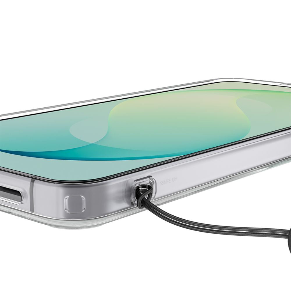 MagSafe pouzdro pro Samsung Galaxy S26 FE S741, Spigen, Ultra Hybrid, Průhledná bílá ACS11636