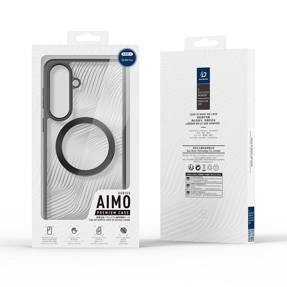 MagSafe pouzdro pro Samsung Galaxy S26 Plus S947, DUX DUCIS, Aimo, černé