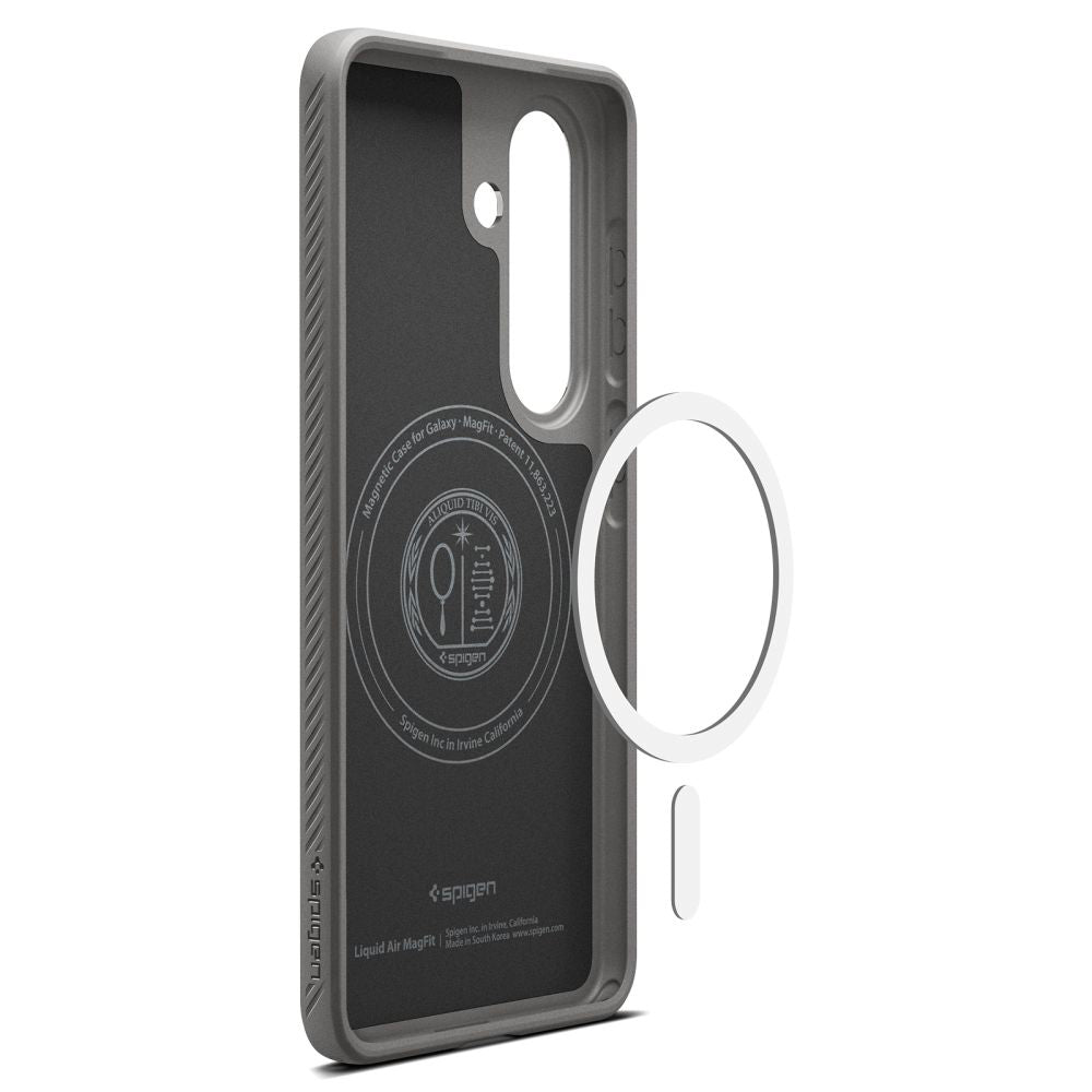 Pouzdro MagSafe pro Samsung Galaxy S26 Plus S947, Spigen, Liquid Air, šedé ACS10705