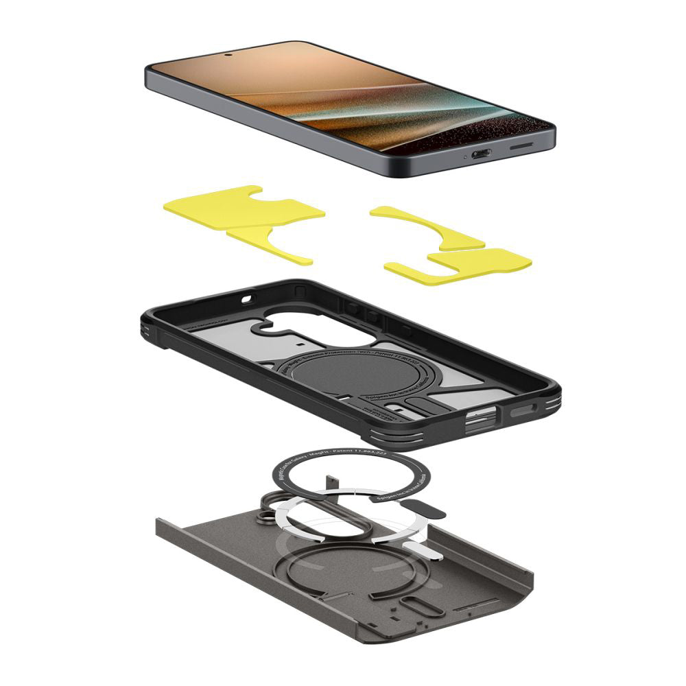 Pouzdro MagSafe pro Samsung Galaxy S26 Plus S947, Spigen, Tough Armor, Šedé ACS10714