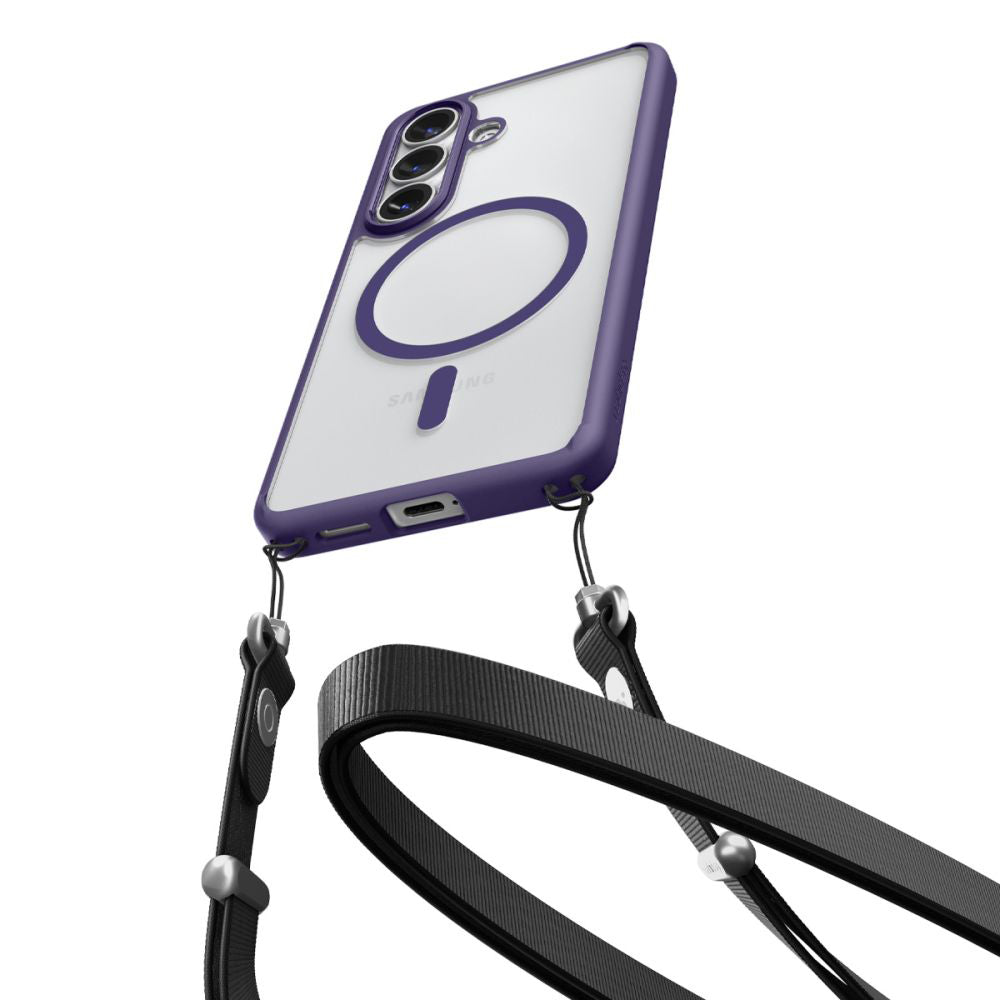 Pouzdro MagSafe pro Samsung Galaxy S26 Plus S947, Spigen, Ultra Hybrid, Tmavě fialové ACS11214