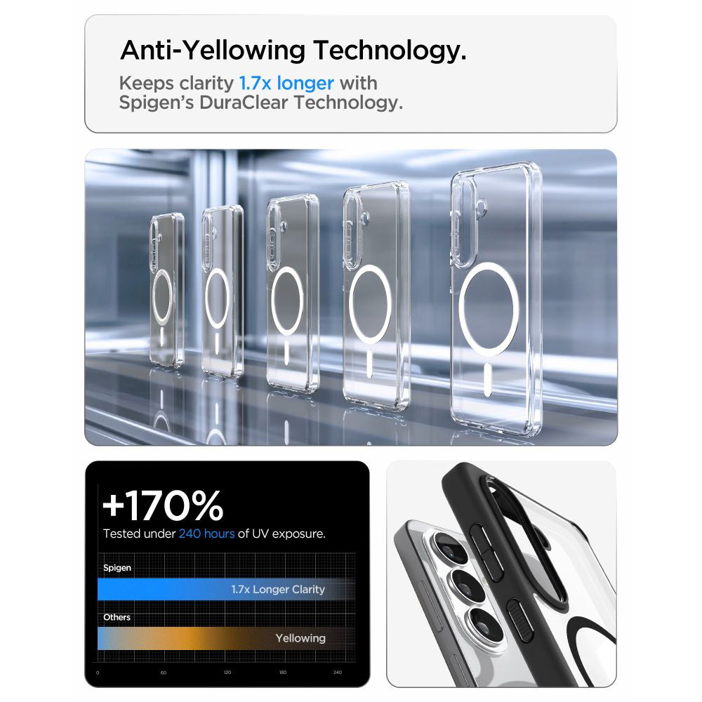 Pouzdro MagSafe pro Samsung Galaxy S26 Plus S947, Spigen, Ultra Hybrid, Matně černé ACS10710