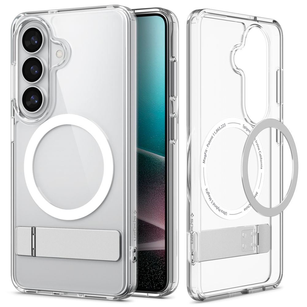 Pouzdro MagSafe pro Samsung Galaxy S26 Plus S947, Spigen, Ultra Hybrid S, Průhledné Bílé ACS11050