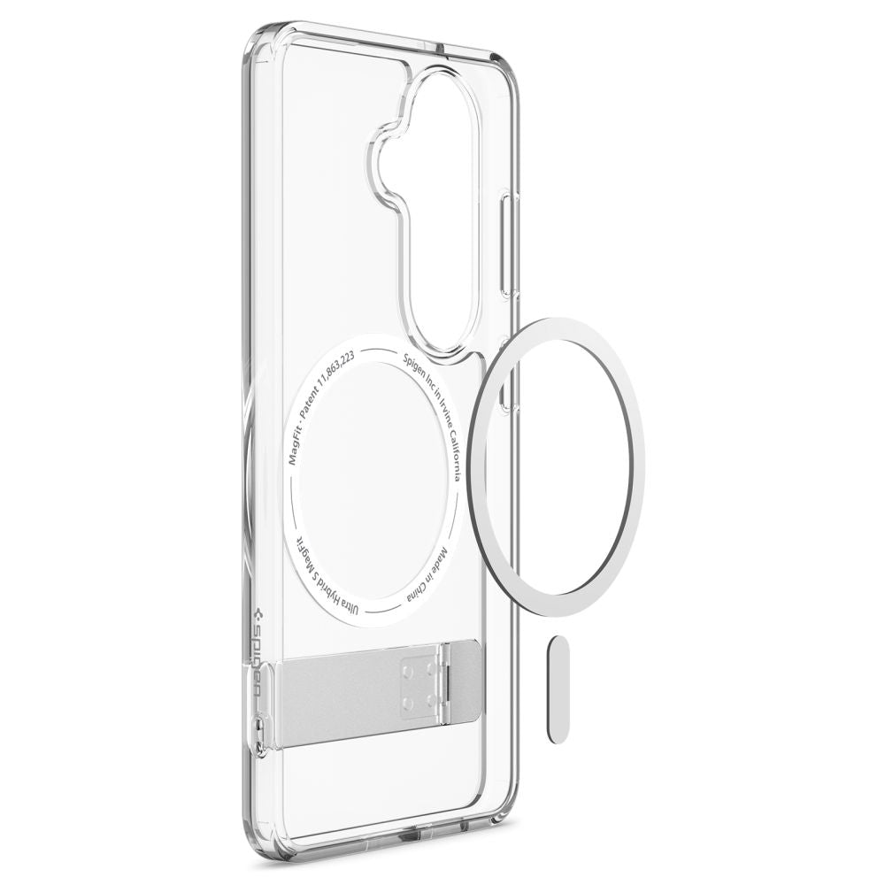 Pouzdro MagSafe pro Samsung Galaxy S26 Plus S947, Spigen, Ultra Hybrid S, Průhledné Bílé ACS11050