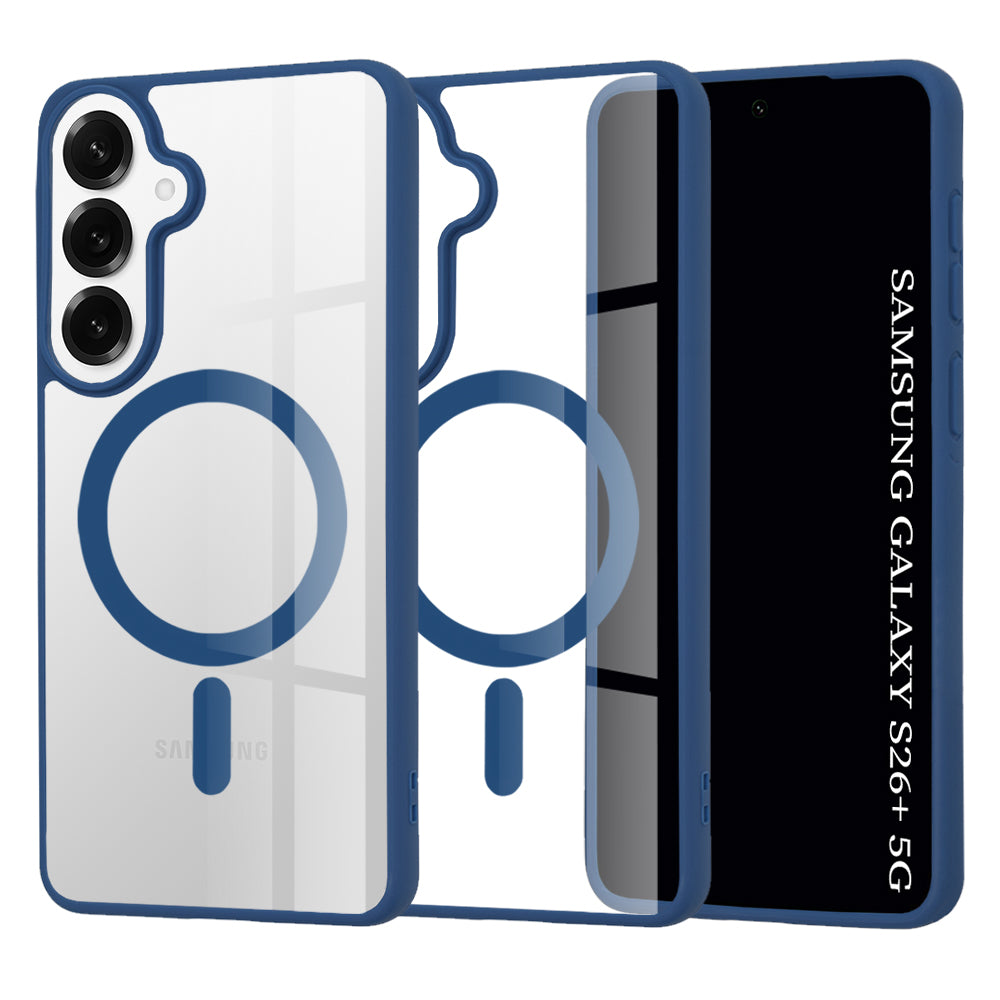 Pouzdro MagSafe pro Samsung Galaxy S26 Plus S947, Techsuit, Pro, Modrá
