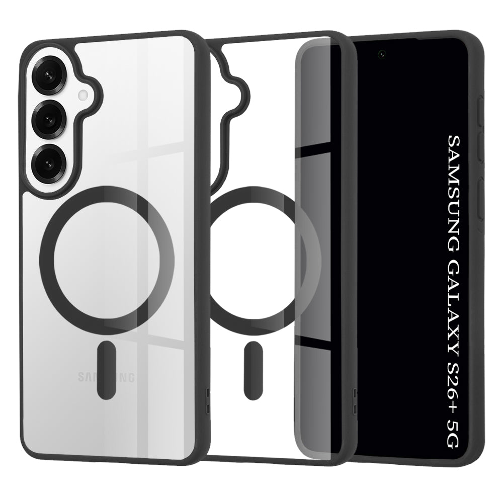 Pouzdro MagSafe pro Samsung Galaxy S26 Plus S947, Techsuit, Pro, Černá