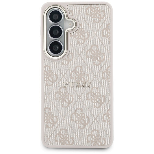 Pouzdro MagSafe pro Samsung Galaxy S26 S942, Guess, 4G Embossed Ring, Růžové