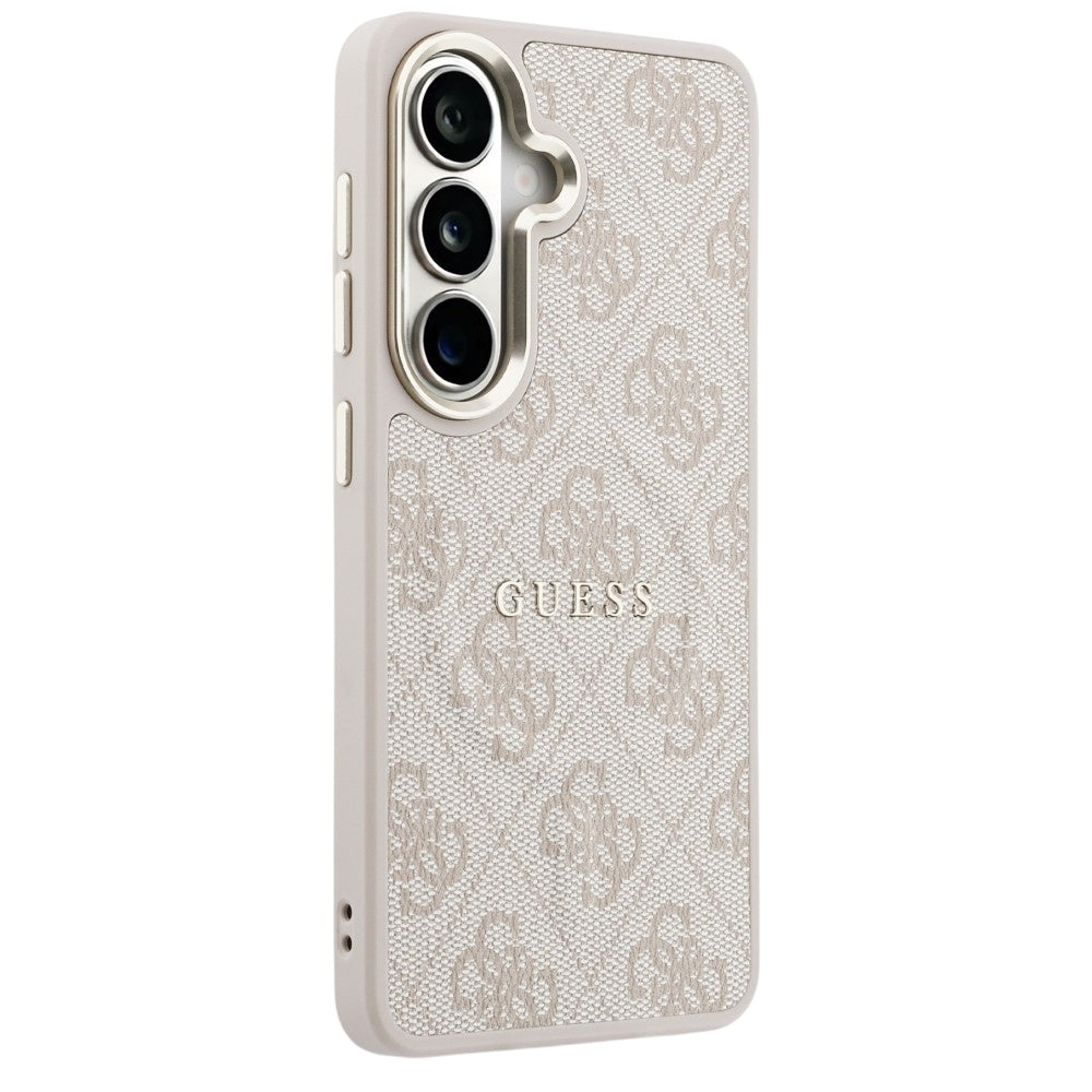Pouzdro MagSafe pro Samsung Galaxy S26 S942, Guess, 4G Embossed Ring, Růžové