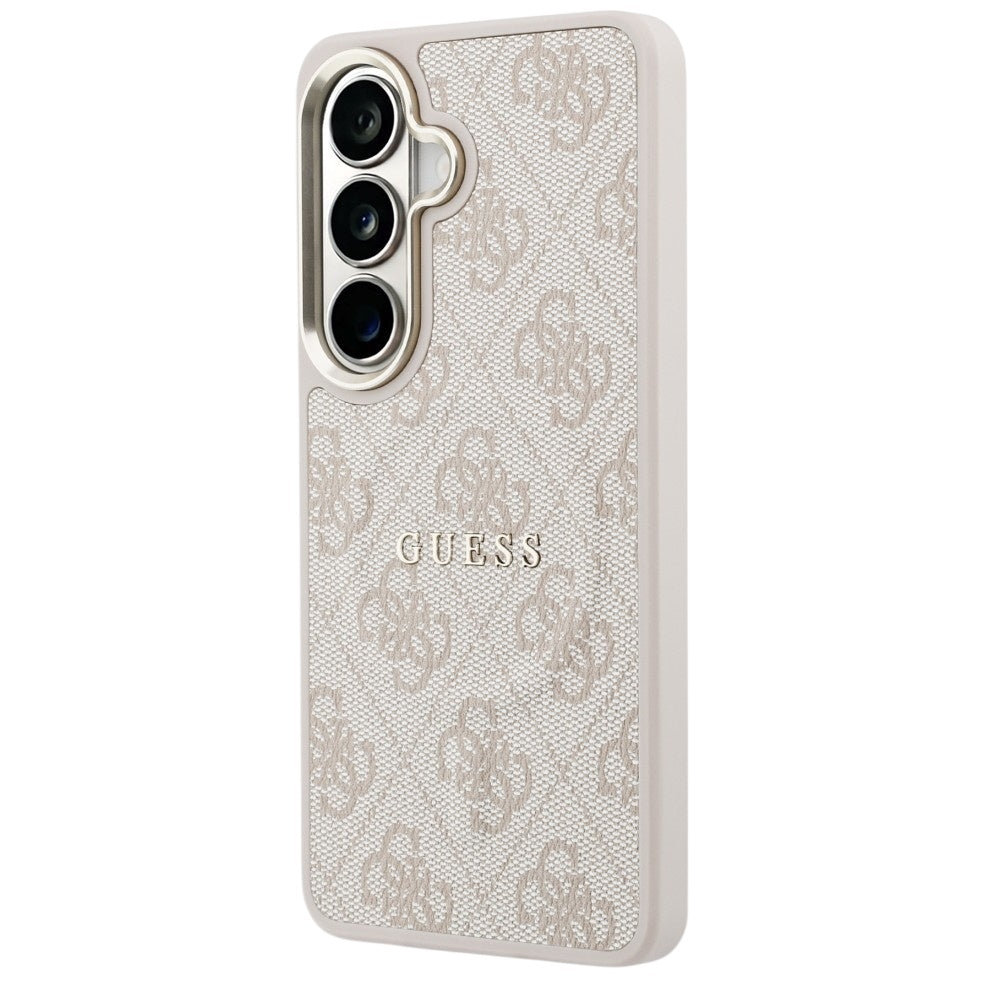 Pouzdro MagSafe pro Samsung Galaxy S26 S942, Guess, 4G Embossed Ring, Růžové