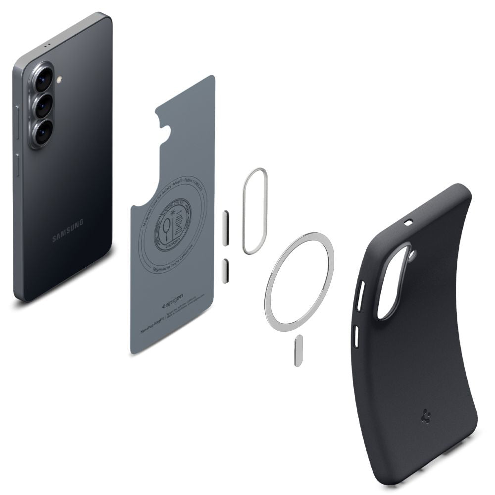 Pouzdro MagSafe pro Samsung Galaxy S26 S942, Spigen, Caseology Nano Pop, Černé ACS11066