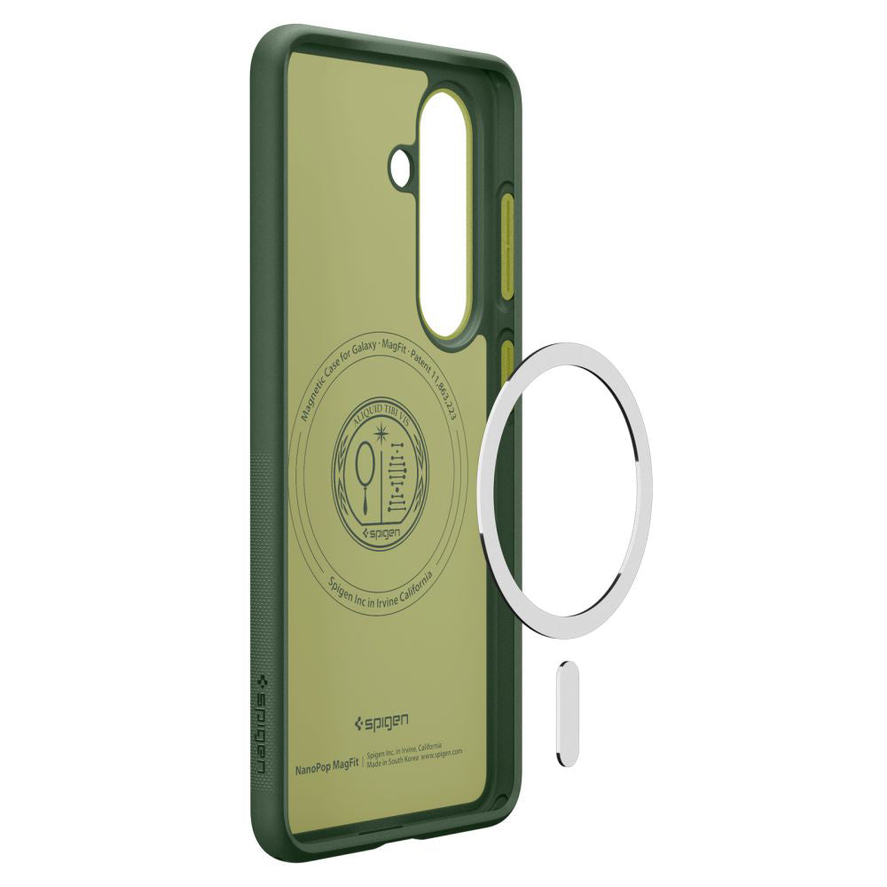 Pouzdro MagSafe pro Samsung Galaxy S26 S942, Spigen, Caseology Nano Pop, Zelená ACS11067