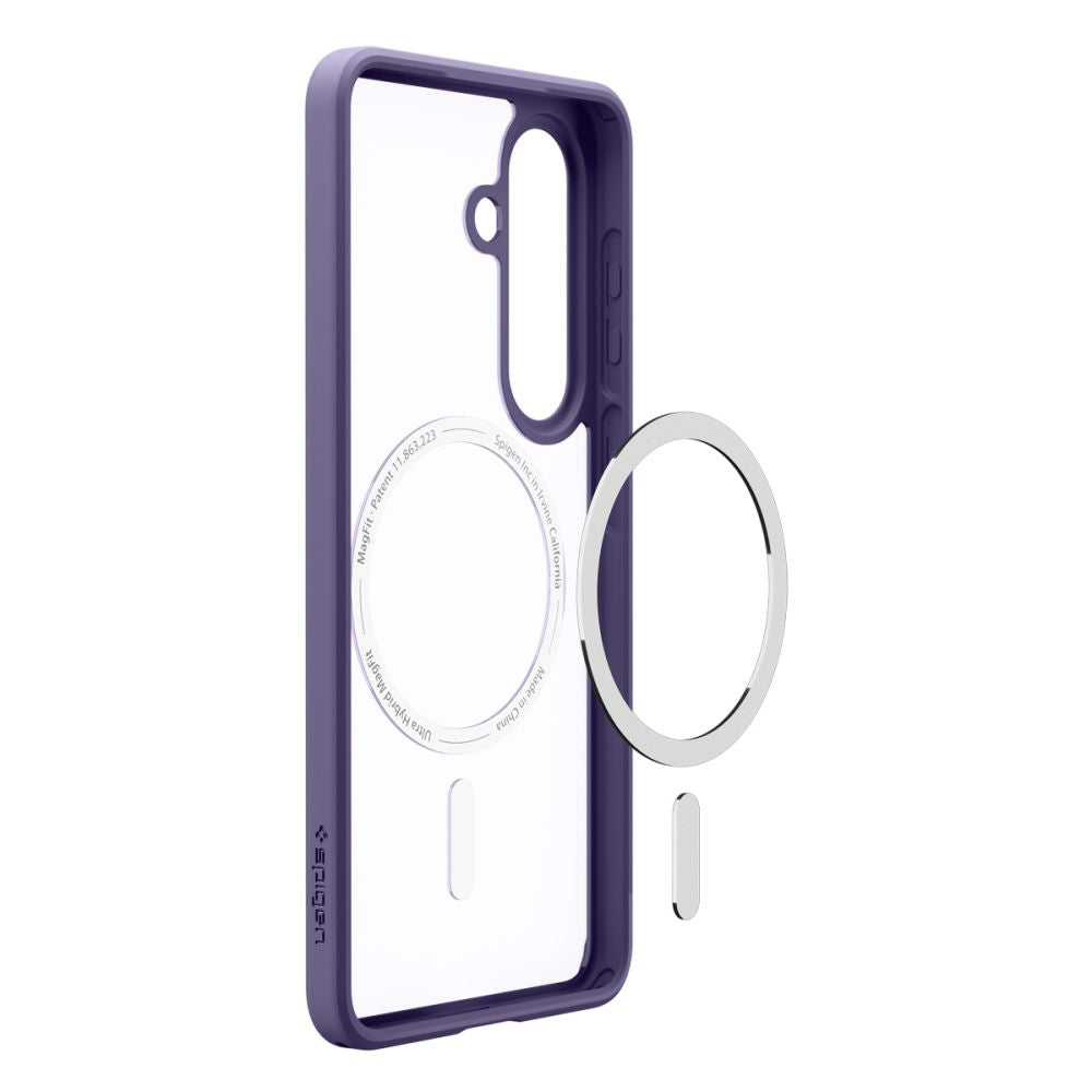 Pouzdro MagSafe pro Samsung Galaxy S26 S942, Spigen, Ultra Hybrid, Tmavě fialové ACS11220