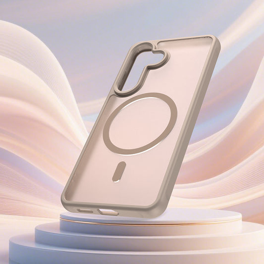 Pouzdro MagSafe pro Samsung Galaxy S26, Techsuit, HaloFrost II, Zlaté