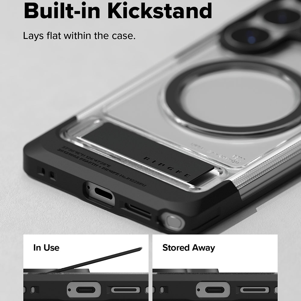 Pouzdro MagSafe pro Samsung Galaxy S26 Ultra S948, Ringke, UX, Průhledné