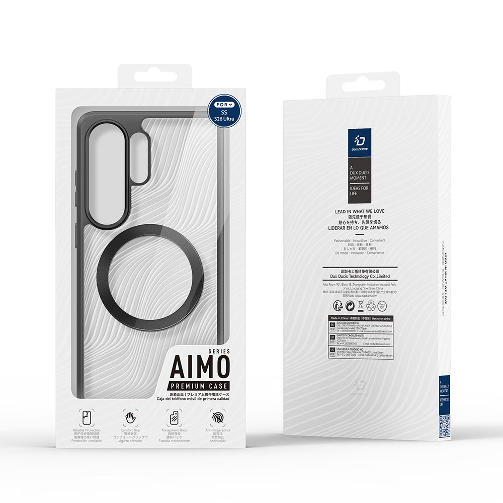 MagSafe pouzdro pro Samsung Galaxy S26 Ultra S948, DUX DUCIS, Aimo, černé