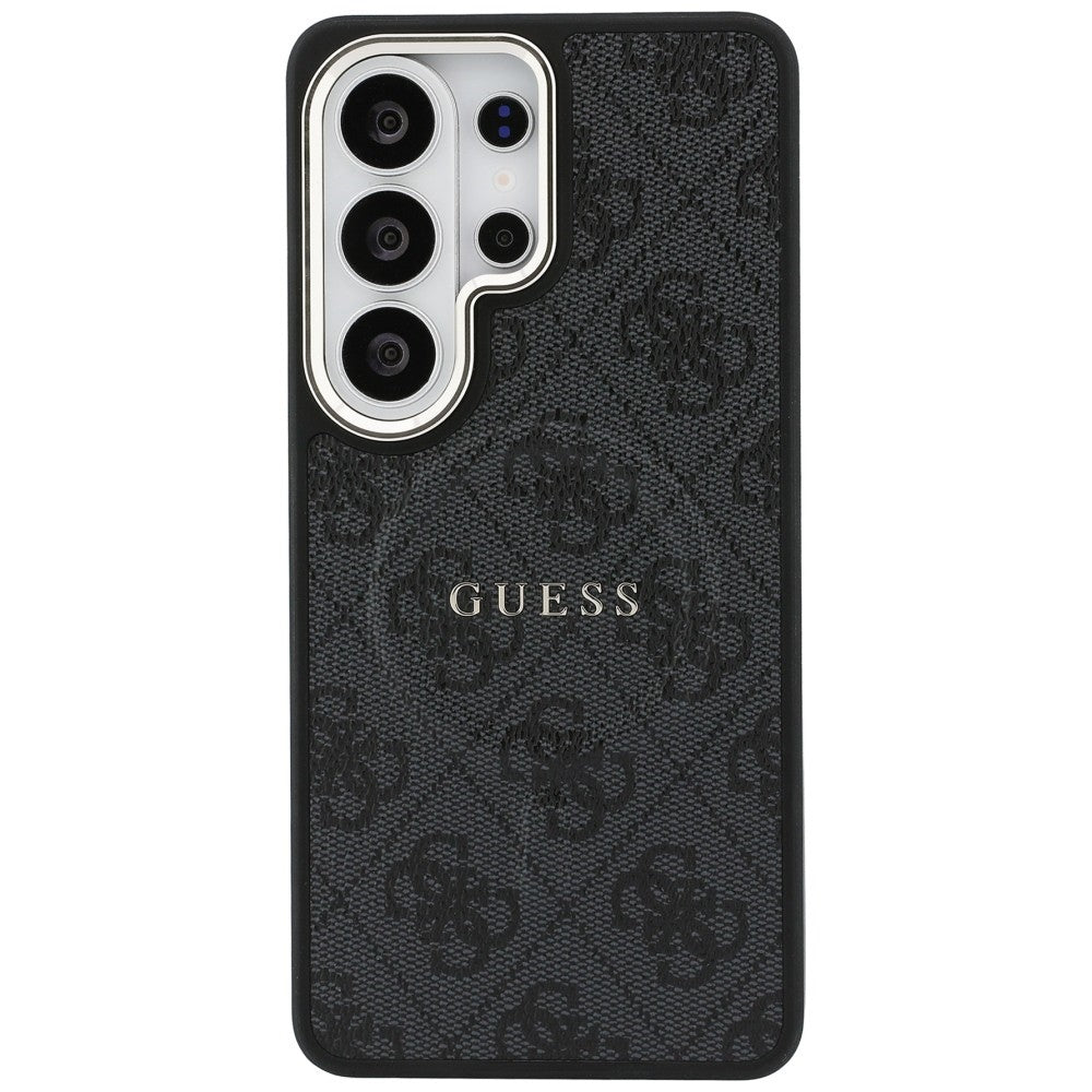 Pouzdro MagSafe pro Samsung Galaxy S26 Ultra S948, Guess, 4G Embossed Ring, černé